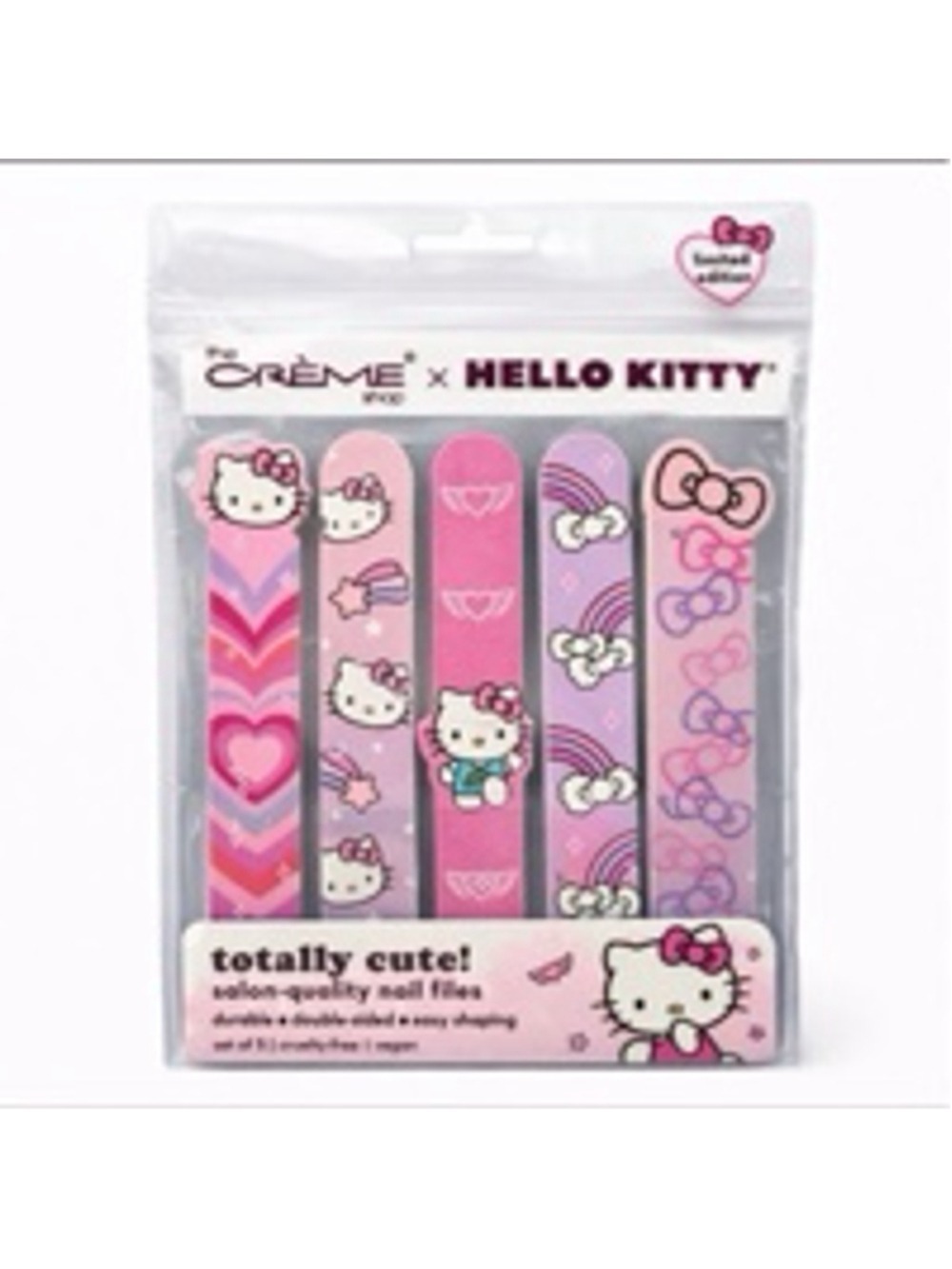Hello Kitty x The Crème Shop Full Size Nail Files Set Limited Edition Sanrio - Picture 2 of 2